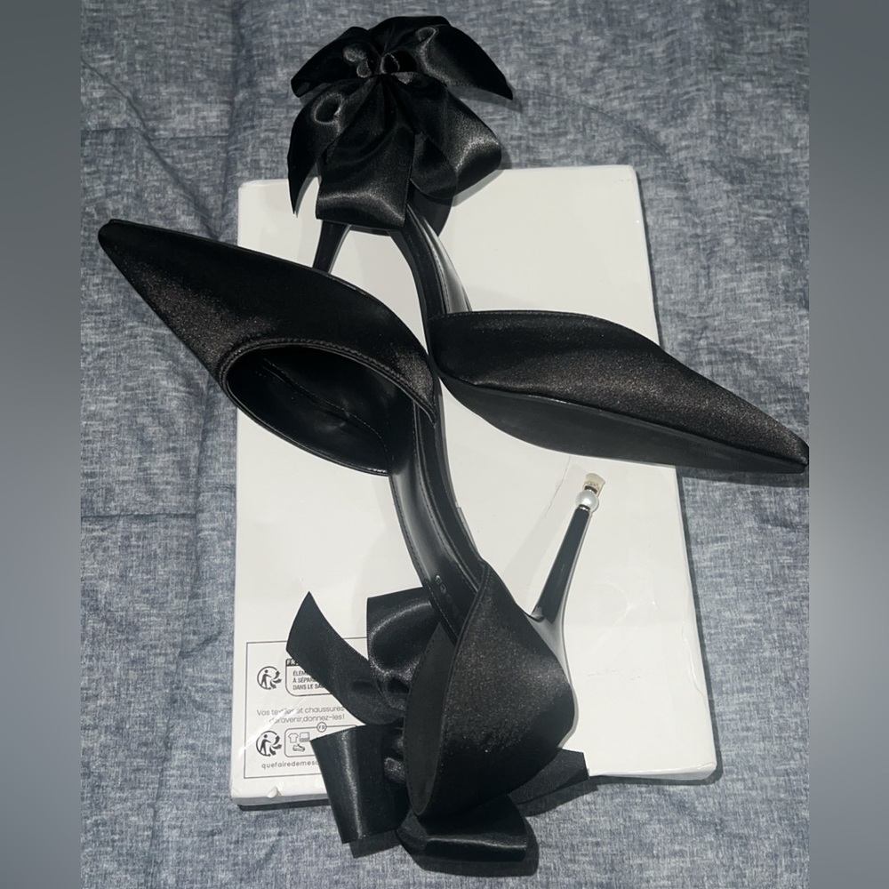BRAND NEW BLACK PUMPS SZ  9.5 - Picture 3 of 8